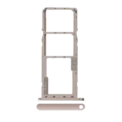 Dual Sim Card Tray Compatible For Motorola Moto G7 Play (XT1952 / 2019) (Gold)