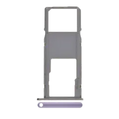 Single Sim Card Tray Compatible For Motorola Moto G7 Power (XT1955 / 2019) (International Version) (Iced Violet)