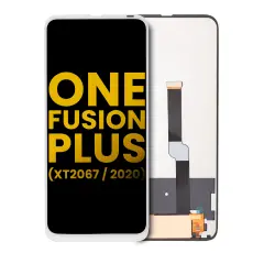 LCD Assembly Without Frame Compatible For Motorola One Fusion Plus (XT2067 / 2020) (Refurbished) (White)