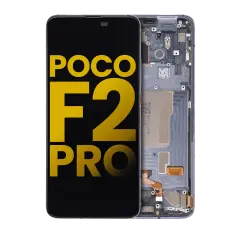 OLED Assembly With Frame Compatible For Xiaomi Poco F2 Pro (Refurbished) (Cyber Gray)