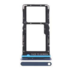 Dual Sim Card Tray Compatible For Xiaomi Mi 10T Lite 5G / Note 9 Pro 5G (Atlantic Blue)