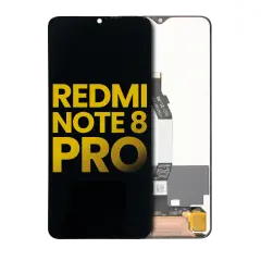 LCD Assembly Without Frame Compatible For Xiaomi Redmi Note 8 Pro (Refurbished) (Black)