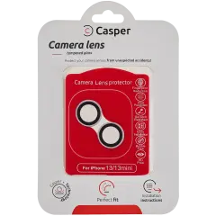 Casper Camera Lens Protector Compatible For iPhone 13 / 13 Mini (Pink) (Clear)