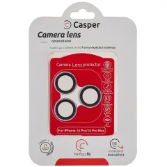 Casper Camera Lens Protector For iPhone 14 Pro / 14 Pro Max (Purple) (Clear)