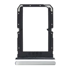 Dual Sim Card Tray Compatible For OnePlus Nord CE 5G (Silver Ray)