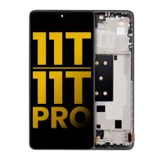 OLED Assembly With Frame Compatible For Xiaomi 11T / 11T Pro (Refurbished) (Meteorite Gray)
