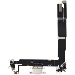 Charging Port Flex Cable Compatible For iPhone 16 Plus (Premium) (White)