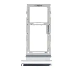 Dual Sim Card Tray Compatible For Samsung Galaxy A90 5G (A908 / 2019) (White)