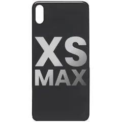 Back Cover Glass For iPhone XS Max (No Logo) (Space Gray)