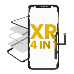 4 in 1 (Glass With OCA Pre-Installed + Frame + Digitizer ) Compatible For iPhone XR (OCA Master)