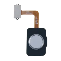 Fingerprint Reader With Flex Cable Compatible For LG Q7 Alpha / Q7 Plus (Silver)