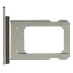 Single SIM Card Tray For iPhone 12 Pro / 12 Pro Max (Genuine OEM) (Silver)
