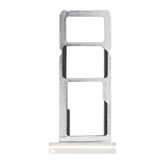 Dual Sim Card Tray Compatible For Motorola Moto E5 Play (XT1921 / 2018) (Gold)