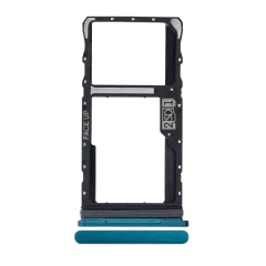 Dual Sim Card Tray Compatible For Motorola Moto G50 (XT2137 / 2021) (Aqua Green)