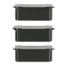 Hard Buttons (Power / Volume) Compatible For Motorola Moto Z2 Force (XT1789 / 2017) (Black)