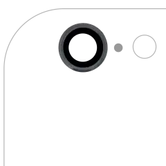 Back Camera Lens Compatible For iPhone 6 / 6S (Space Gray) (10 Pack)