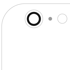 Back Camera Lens (Glass Only) With Adhesive Compatible For iPhone 6 Plus / 6S Plus (All Colors) (10 Pack) (Real Sapphire l Premium)