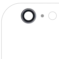 Back Camera Lens Compatible For iPhone 6 Plus / 6S Plus (Space Gray) (10 Pack) (Real Sapphire l Premium)