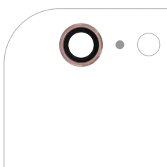 Back Camera Lens Compatible For iPhone 6 Plus / 6S Plus (Rose Gold) (10 Pack) (Real Sapphire l Premium)