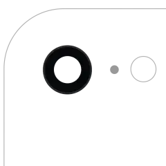 Back Camera Lens With Bracket & Bezel Compatible For iPhone 7 (Aftermarket Plus) (10 Pack)