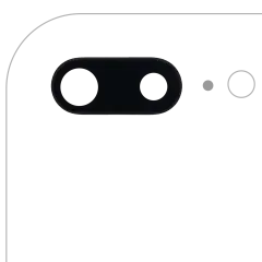 Back Camera Lens For iPhone 7 Plus (Black) (10 Pack)