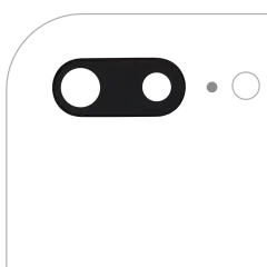 Back Camera Lens With Bracket & Bezel Compatible For iPhone 7 Plus (10 Pack) (Real Sapphire l Premium)