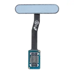 Power & Fingerprint Reader With Flex Cable Compatible For Samsung Galaxy S10E (Prism Blue)