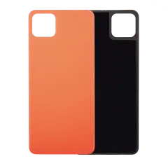 Back cover Glass Compatible For Google Pixel 4 XL (Oh So Orange)