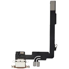 Charging Port Flex Cable Compatible For iPhone 16 Pro Max (Aftermarket Plus) (Desert Titanium)