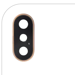 Back Camera Lens With Bracket & Bezel For iPhone XS / XS Max (Gold)
