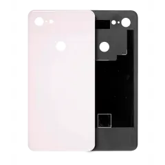 Back cover Glass Compatible For Google Pixel 3 XL (Used OEM Pull: Grade New) (Pink)