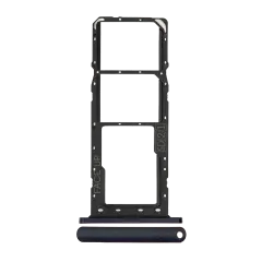 Dual Sim Card Tray Compatible For Motorola Moto E6 Play (XT2029 / 2019) (Gray)