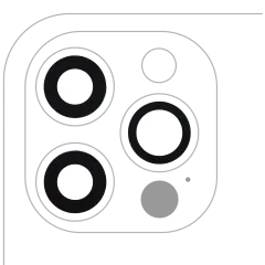 Back Camera Lens (Glass Only) With Adhesive For iPhone 12 Pro (3 Piece Set) (Aftermarket Plus) (10 Pack)