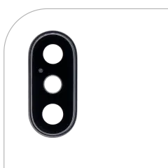 Back Camera Lens With Bracket & Bezel For iPhone XS / XS Max (Space Gray) (Real Sapphire l Premium)