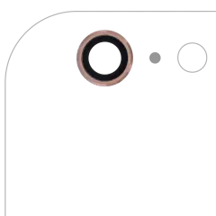 Back Camera Lens Compatible For iPhone 6S Plus (Rose Gold) (10 Pack)
