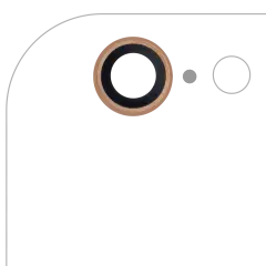 Back Camera Lens Compatible For iPhone 6 / 6S (Gold) (10 Pack)