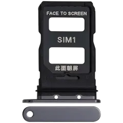 Sim Card Tray Compatible For Xiaomi 13 Pro (Ceramic Black)
