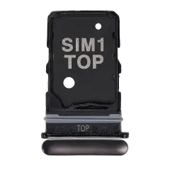 Dual Sim Card Tray Compatible For Samsung Galaxy A80 (A805 / 2019) (Phantom Black)