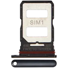 Sim Card Tray Compatible For Xiaomi 12T / 12T Pro (Black)
