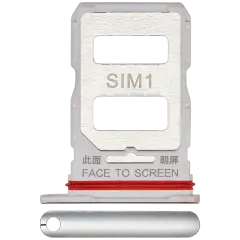 Sim Card Tray Compatible For Xiaomi 12T / 12T Pro (Silver)