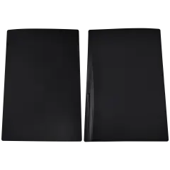 Faceplate Cover (Top & Bottom) Compatible For PlayStation 5 (1000 / 1100 / 1200) (Black)