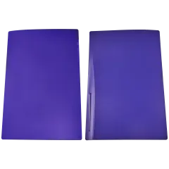 Faceplate Cover (Top & Bottom) Compatible For PlayStation 5 (1000 / 1100 / 1200) (Deep Purple Blue)