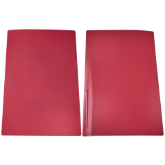 Faceplate Cover (Top & Bottom) Compatible For PlayStation 5 (1000 / 1100 / 1200) (Rose Red)