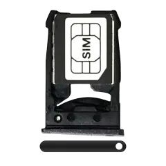 Sim Card Tray Compatible For Nexus 6 (Black)
