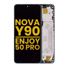 LCD Assembly With Frame Compatible For Huawei Nova Y90 / Enjoy 50 Pro (Refurbished) (Emerald Green)