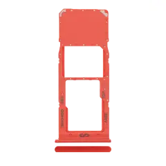 Single Sim Card Tray Compatible For Samsung Galaxy A02 (A022 / 2020) (Red)