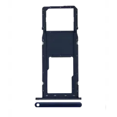 Single Sim Card Tray Compatible For Samsung Galaxy A01 (A015 / 2020) (Blue)