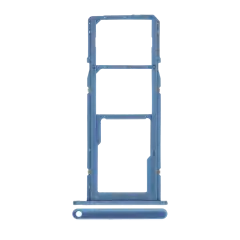 Dual Sim Card Tray Compatible For Samsung Galaxy A11 (A115 / 2020) (Blue)