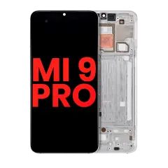 OLED Assembly With Frame For Xiaomi Mi 9 Pro (Aftermarket Plus) (Dream White)