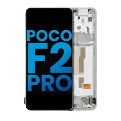 LCD Assembly With Frame Compatible For Xiaomi Poco F2 Pro (Aftermarket: Incell) (Phantom White)
